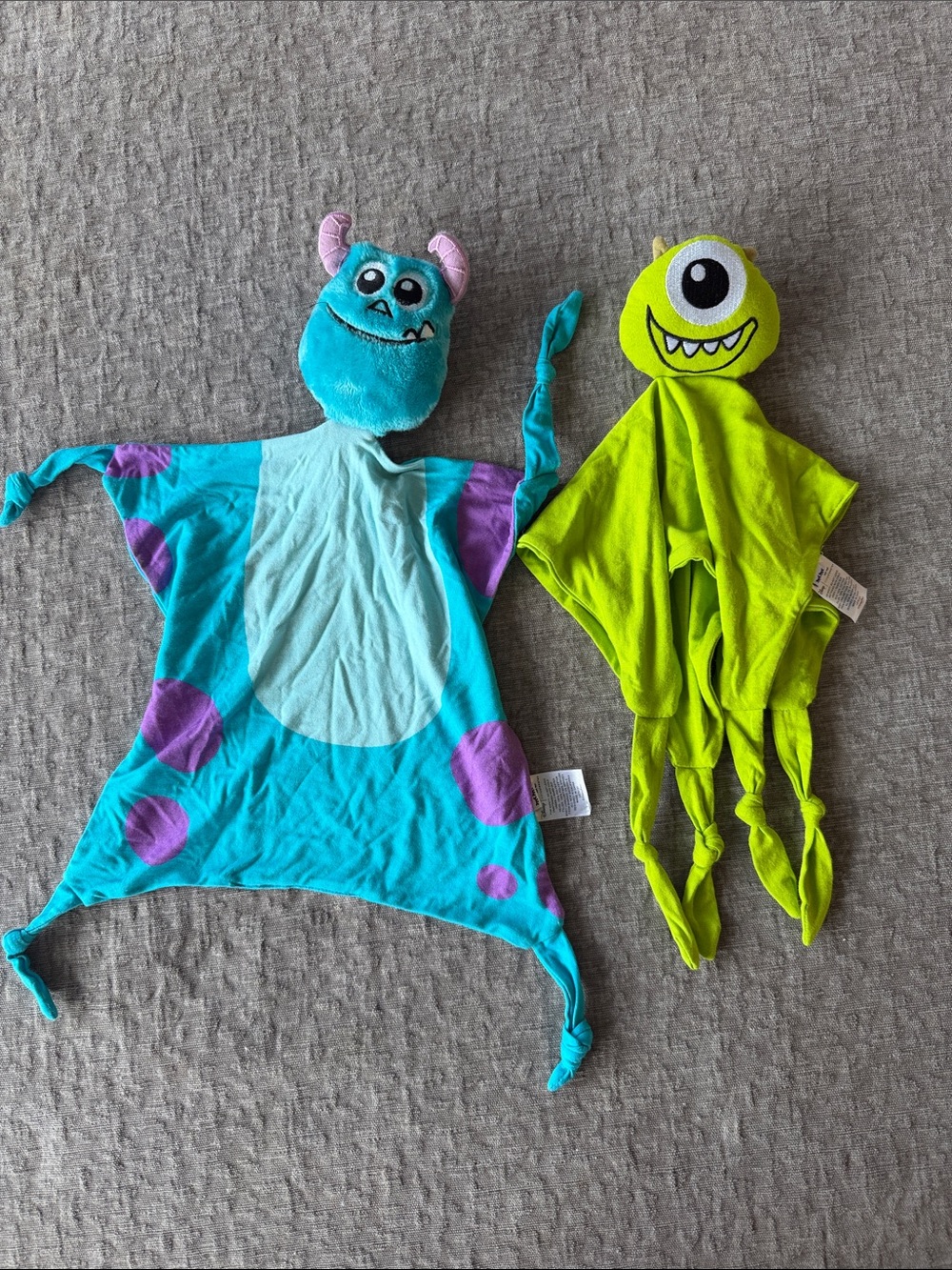 Little Sleepies Monsters Inc Lovey Duo Sully and Mike